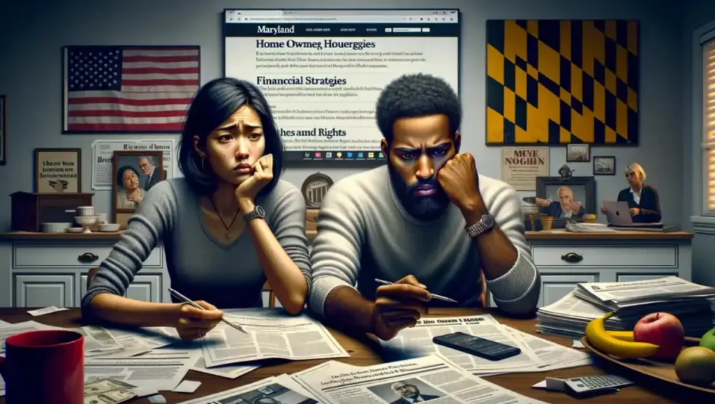 Couple going through a divorce